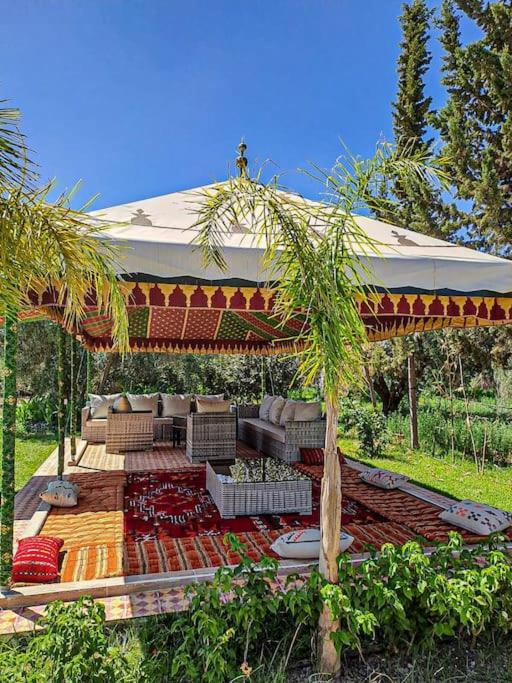 Ferme De Vacances Avec Une Grande Villa A Marrakech Marrákes Kültér fotó