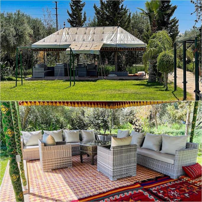 Ferme De Vacances Avec Une Grande Villa A Marrakech Marrákes Kültér fotó