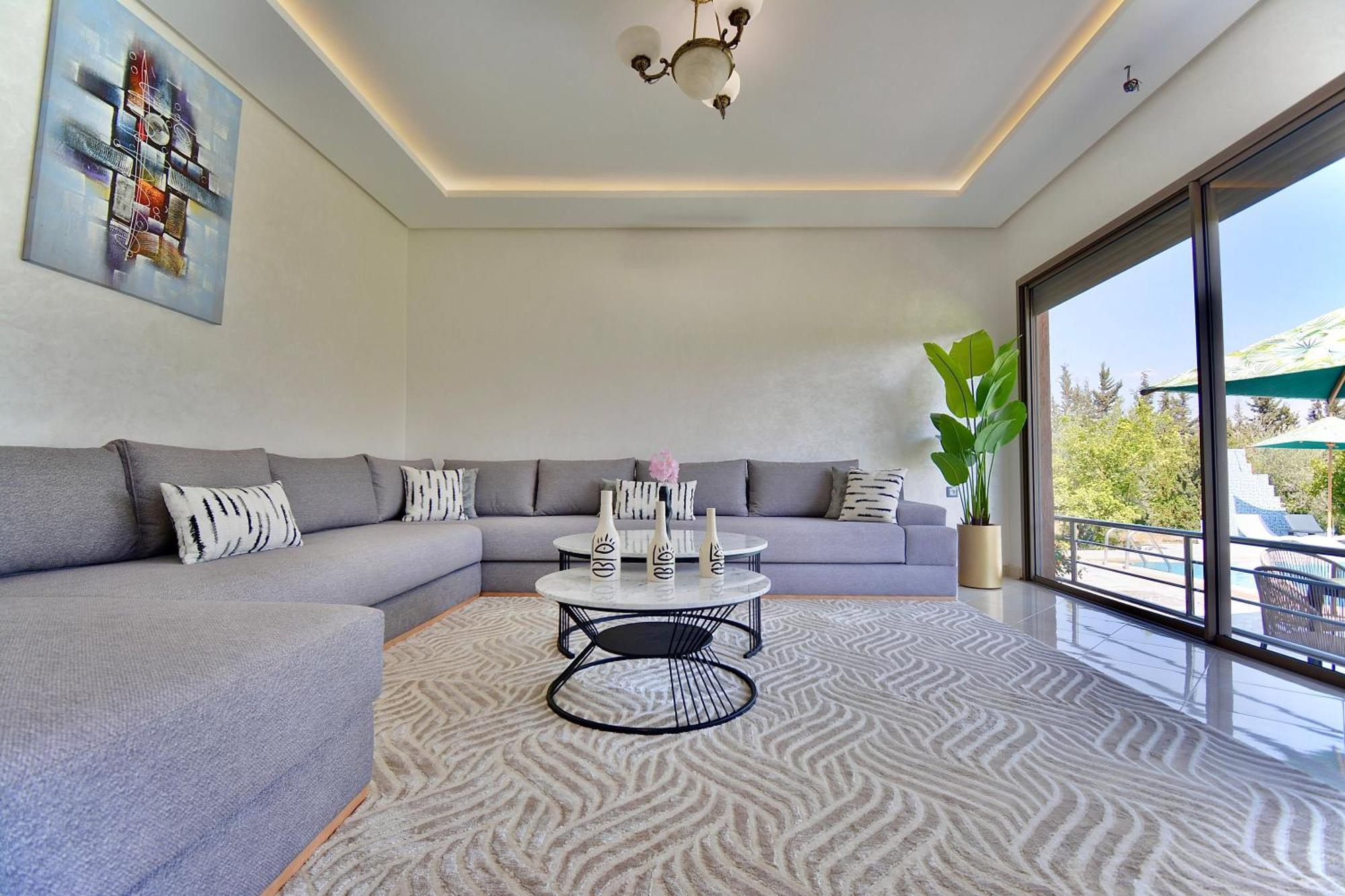 Ferme De Vacances Avec Une Grande Villa A Marrakech Marrákes Kültér fotó