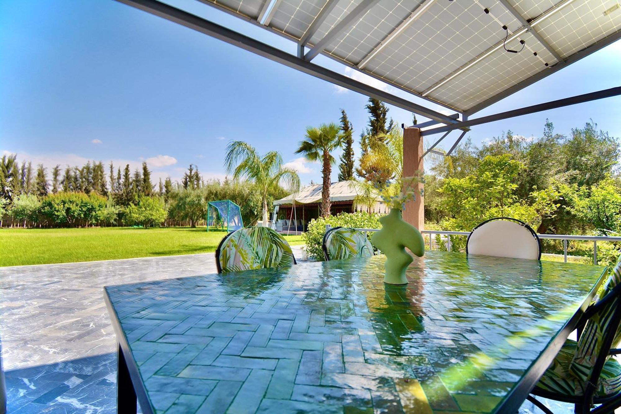 Ferme De Vacances Avec Une Grande Villa A Marrakech Marrákes Kültér fotó