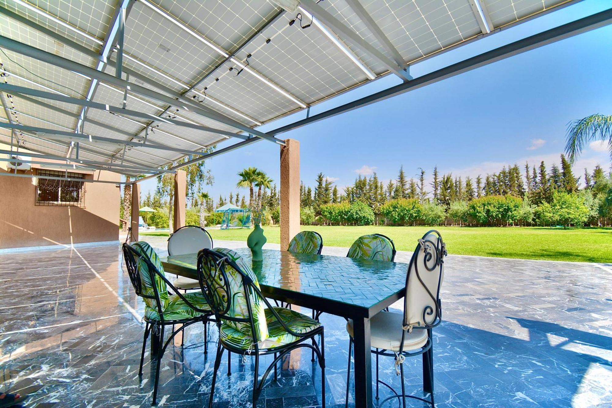 Ferme De Vacances Avec Une Grande Villa A Marrakech Marrákes Kültér fotó