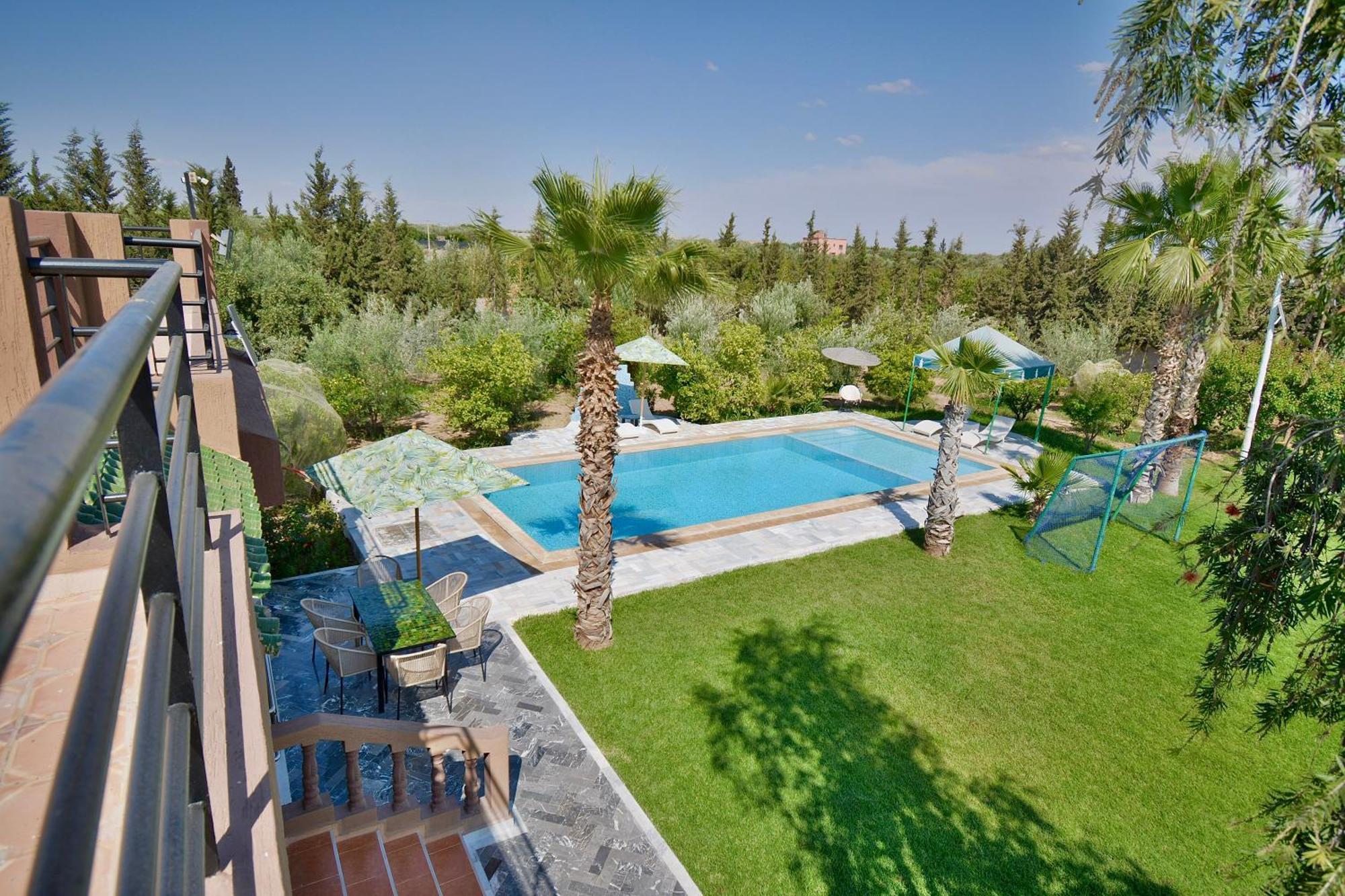 Ferme De Vacances Avec Une Grande Villa A Marrakech Marrákes Kültér fotó