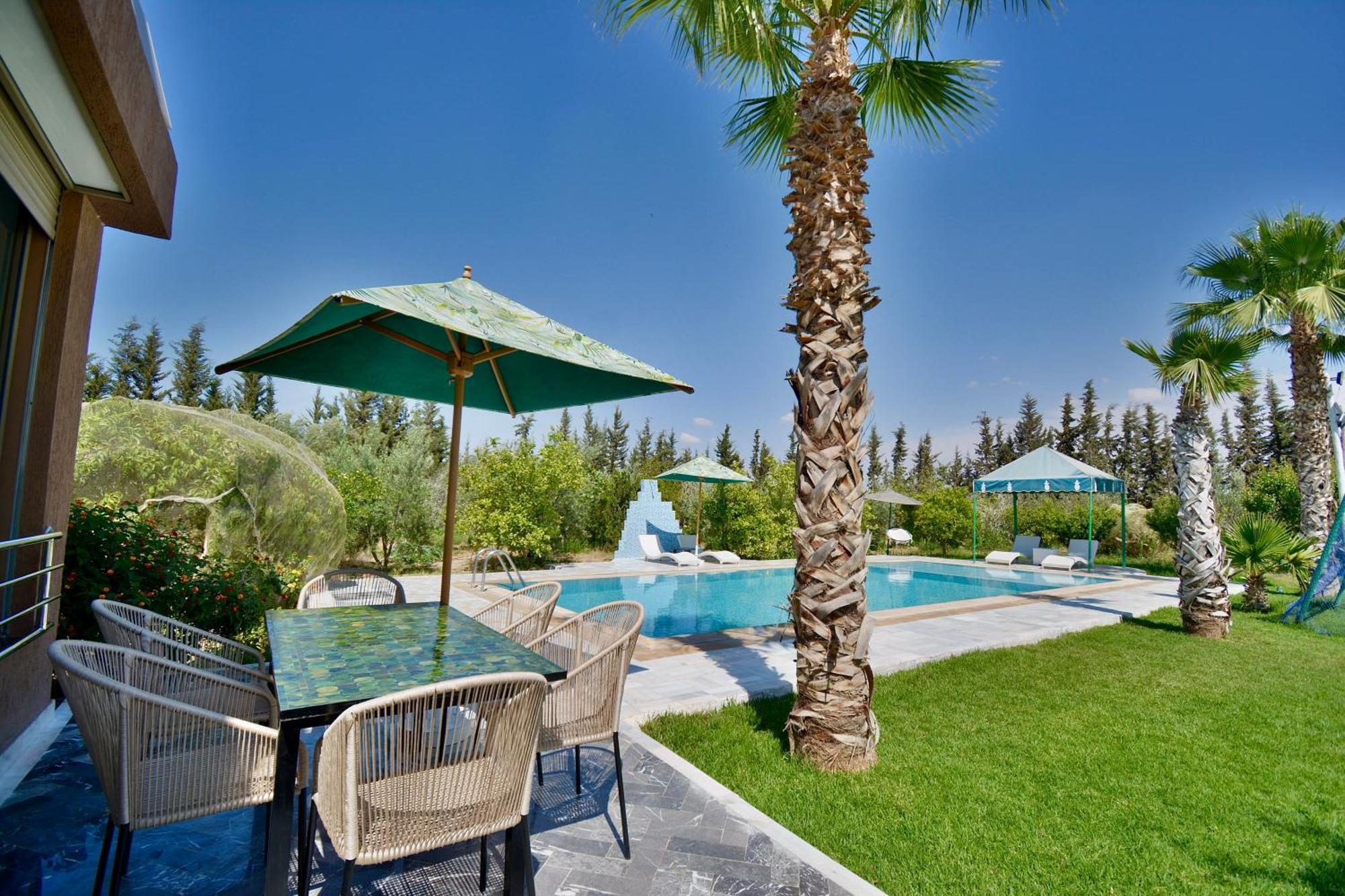 Ferme De Vacances Avec Une Grande Villa A Marrakech Marrákes Kültér fotó