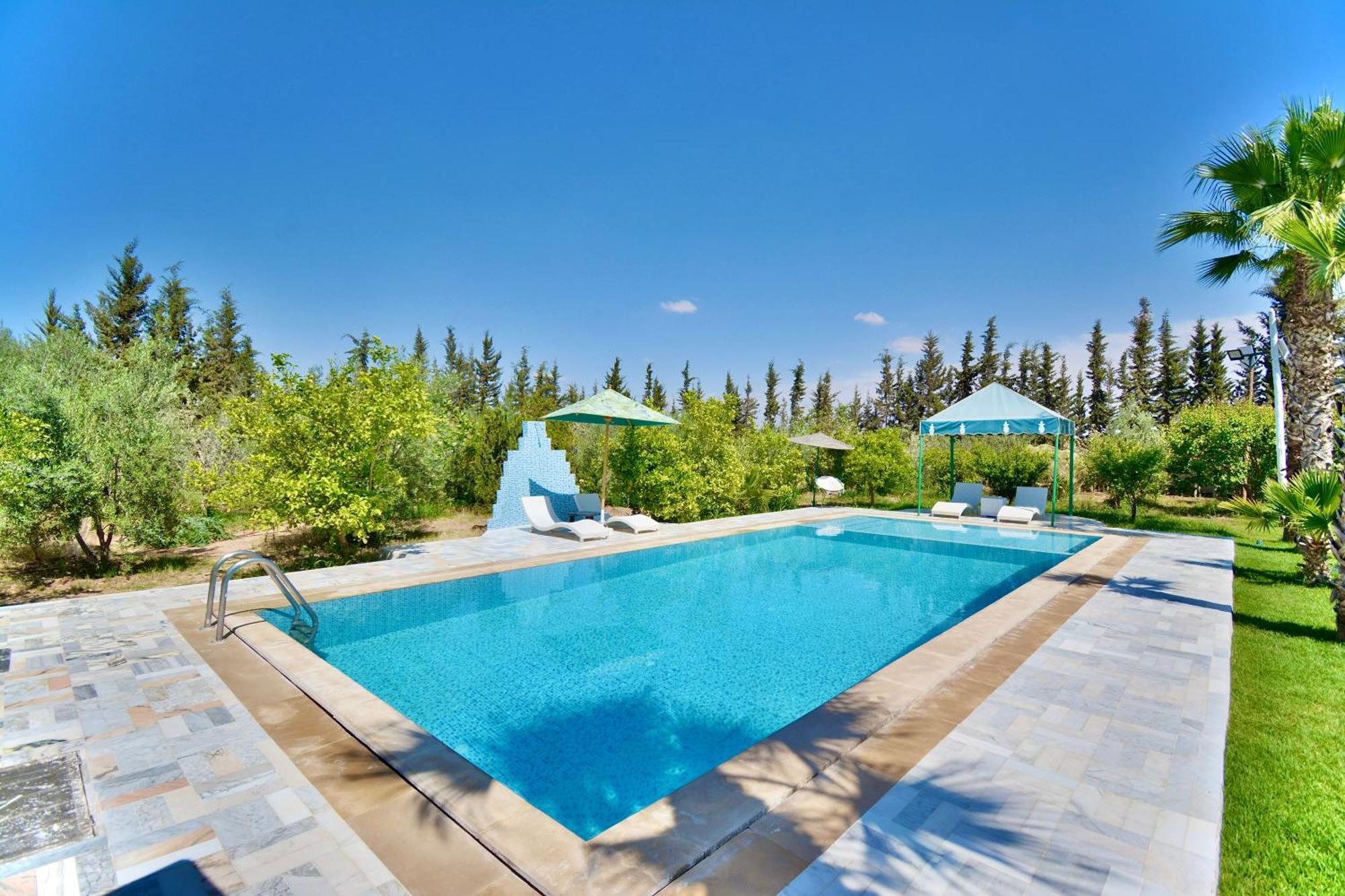 Ferme De Vacances Avec Une Grande Villa A Marrakech Marrákes Kültér fotó
