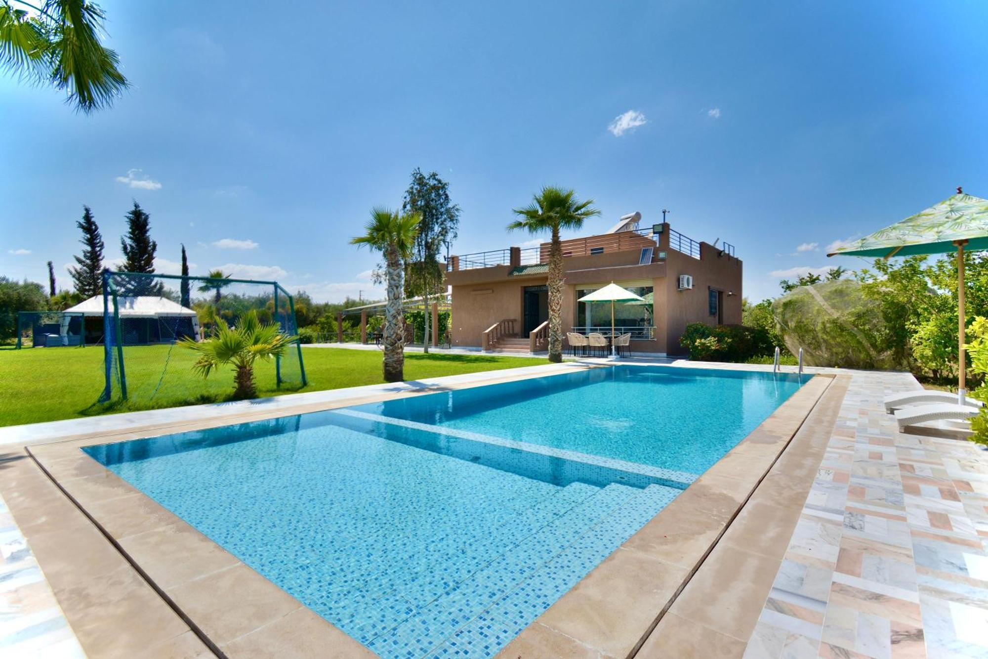 Ferme De Vacances Avec Une Grande Villa A Marrakech Marrákes Kültér fotó