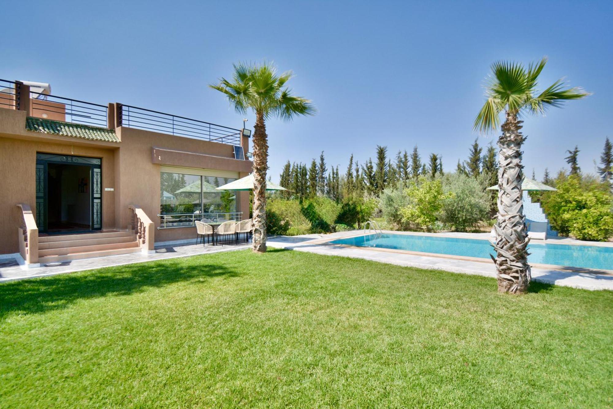 Ferme De Vacances Avec Une Grande Villa A Marrakech Marrákes Kültér fotó